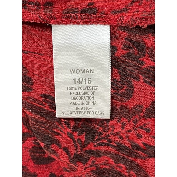 Y2K Top Womens 14/16 Crinkle Peplum Lace Ruffle Regency Whimsigoth Fairy Grunge - Picture 13 of 15